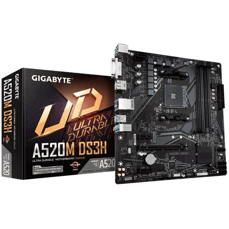 Gigabyte A520M DS3H bundkort