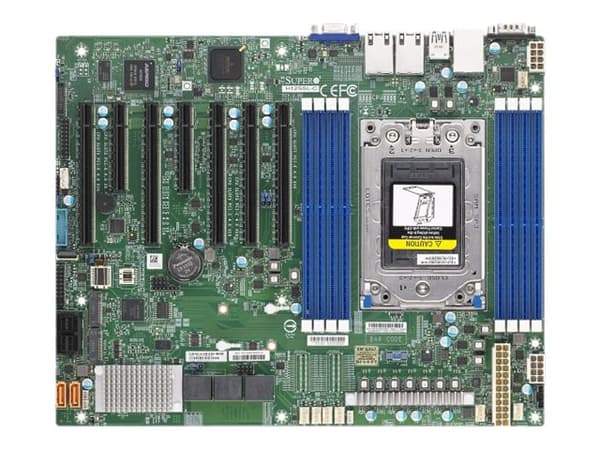SUPERMICRO H12SSL-C - Hovedkort - ATX - Socket SP3 - USB 3.0 - 2 x Gigabit LAN - innbygd grafikk