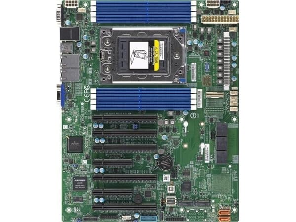 SUPERMICRO H12SSL-i - Hovedkort - ATX - Socket SP3 - USB 3.0 - 2 x Gigabit LAN - innbygd grafikk