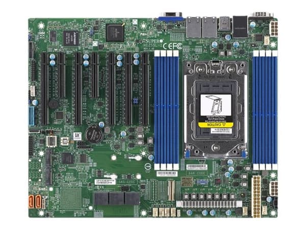 SUPERMICRO H12SSL-i - Hovedkort - ATX - Socket SP3 - USB 3.0 - 2 x Gigabit LAN - innbygd grafikk