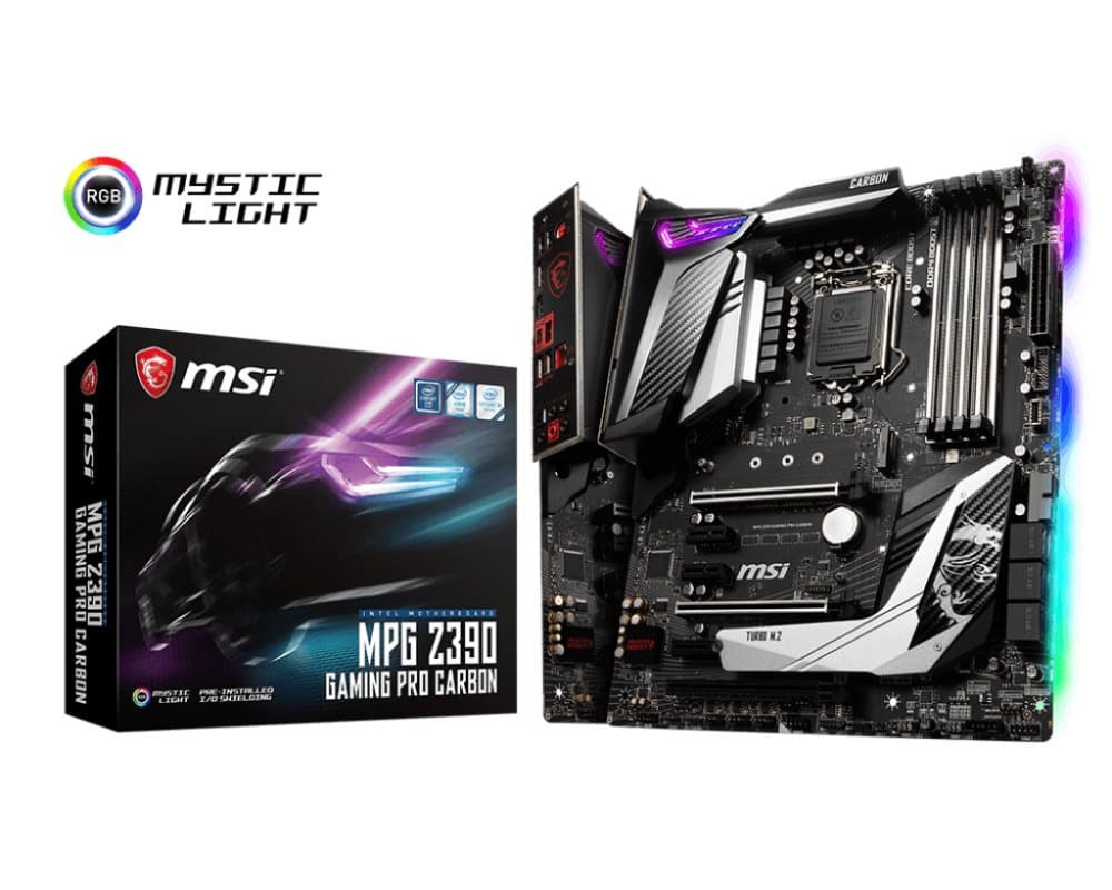 MSI MPG Z390 GAMING PRO CARBON bundkort