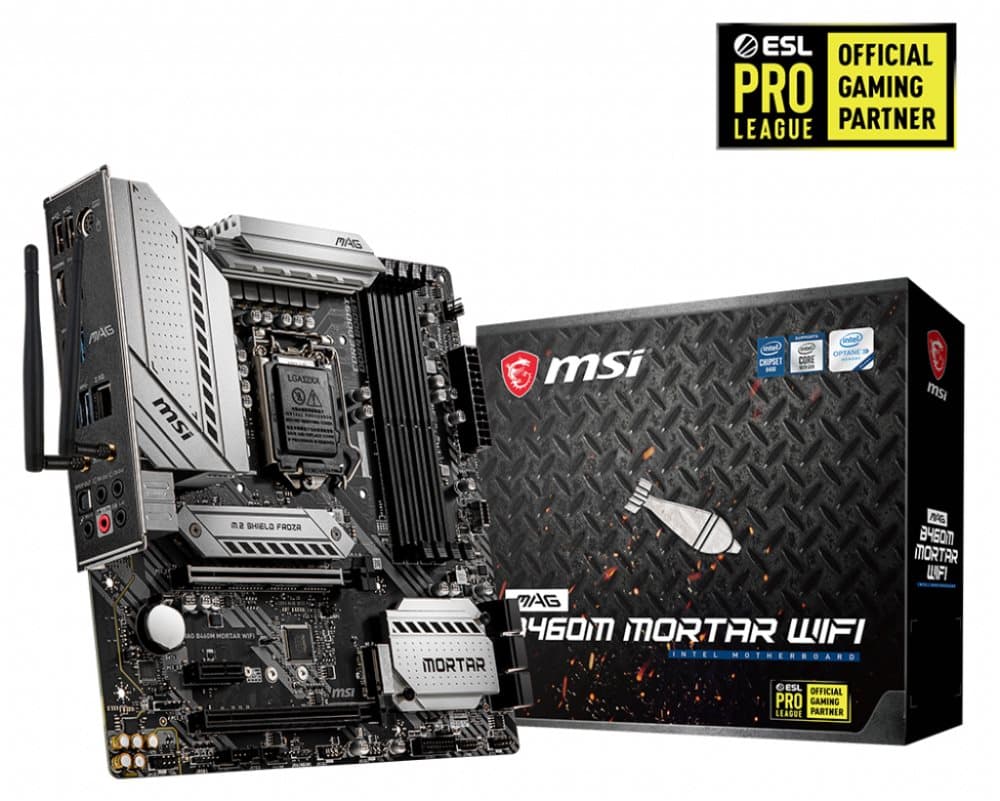 MSI MAG B460M MØRTEL WIFI bundkort