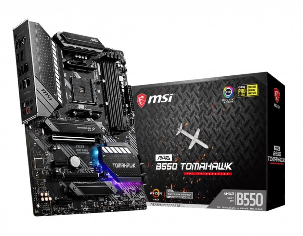 MSI MAG B550 Tomahawk bundkort