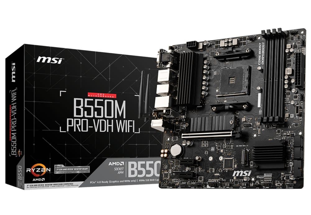 MSI B550M PRO-VDH WIFI bundkort
