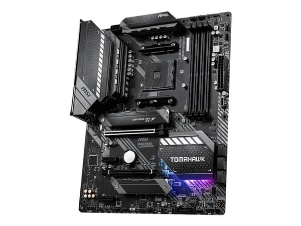 MSI MAG B550 TOMAHAWK - Hovedkort - ATX - Socket AM4 - AMD B550 Chipset - USB-C Gen2, USB-C Gen1, USB 3.2 Gen 1, USB 3.2 Gen 2 - Gigabit LAN, 2.5 Gig