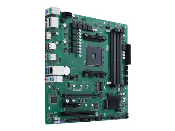ASUS Pro B550M-C/CSM - Hovedkort - micro ATX - Socket AM4 - AMD B550 Chipset - USB-C Gen2, USB 3.2 Gen 1, USB 3.2 Gen 2 - Gigabit LAN - innbygd grafi