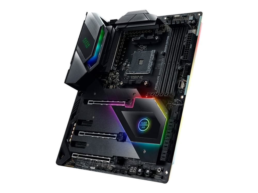 ASRock B550 Taichi - Razer Edition - hovedkort - ATX - Socket AM4 - AMD B550 - 2.5 Gigabit LAN, Wi-Fi, Bluetooth - innbygd grafikk (CPU kreves) - HD-