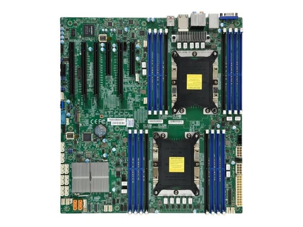 SUPERMICRO X11DAi-N - Hovedkort - utvidet ATX (E-ATX) - Socket P - 2 Støttede CPU-er - C621 Chipset - USB 3.0, USB 3.1, USB-C - 2 x Gigabit LAN - inn