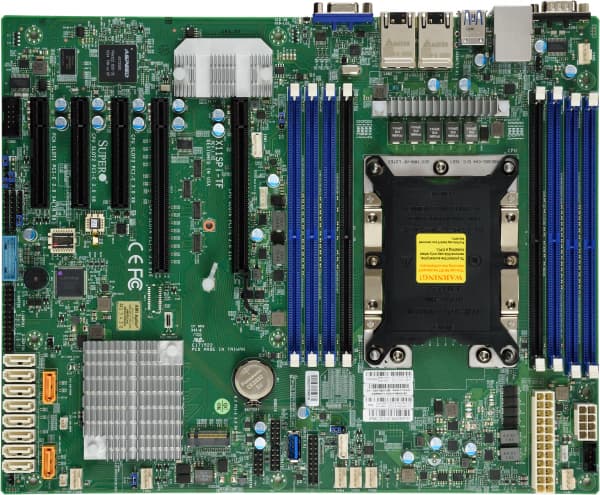 SUPERMICRO X11SPI-TF - Hovedkort - ATX - Socket P - C622 Chipset - USB 3.0 - 2 x 10 Gigabit LAN - innbygd grafikk