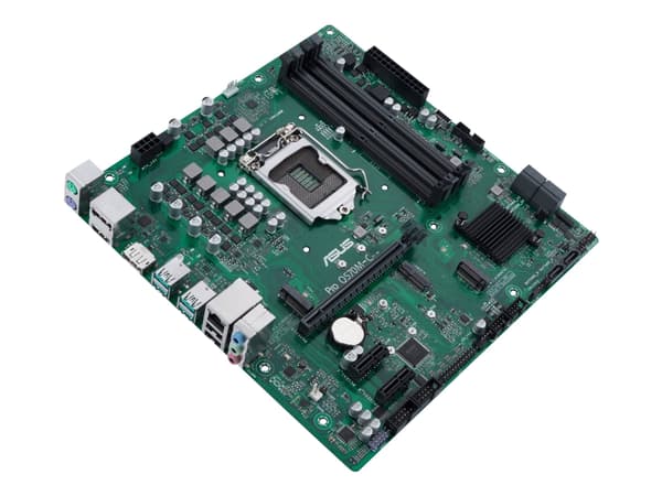 ASUS Pro Q570M-C/CSM - Hovedkort - micro ATX - LGA1200-sokkel - Q570 Chipset - USB-C Gen1, USB 3.2 Gen 1, USB 3.2 Gen 2 - Gigabit LAN - innbygd grafi