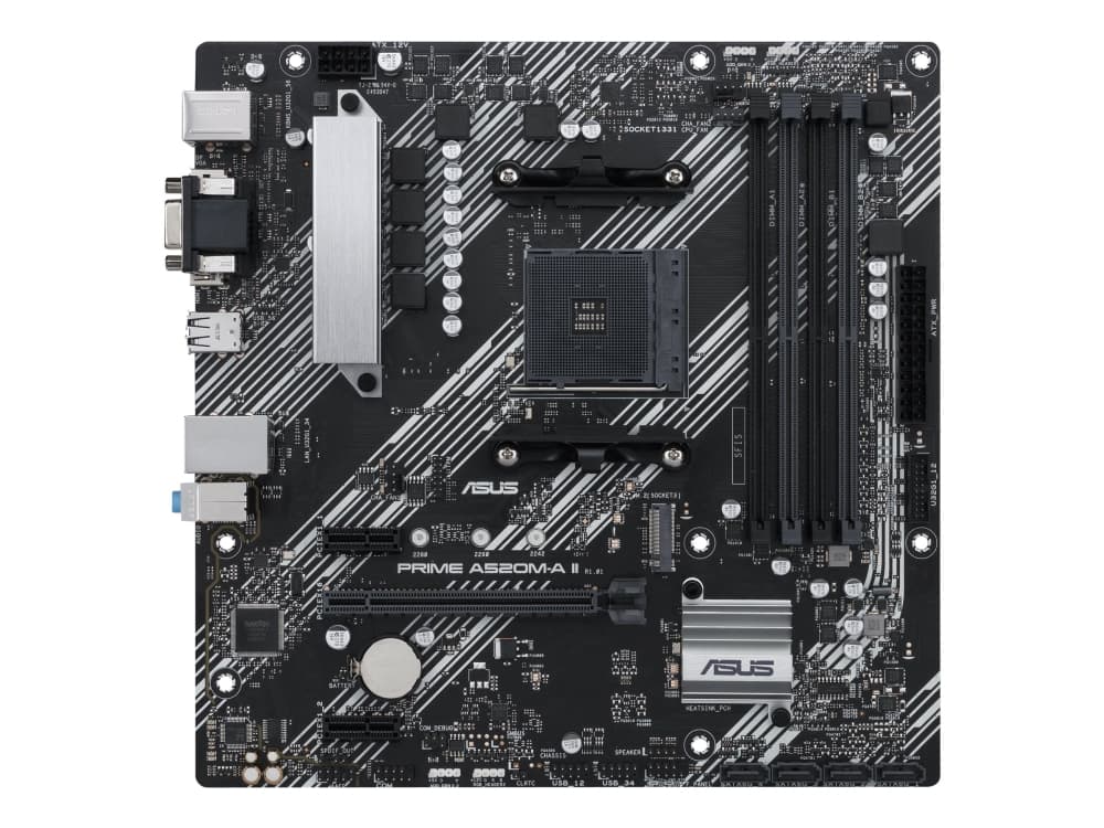 ASUS PRIME A520M-A II AMD A520 Uttag AM4 micro ATX