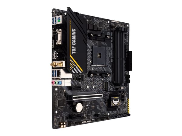 ASUS TUF GAMING A520M-PLUS WIFI - Hovedkort - micro ATX - Socket AM4 - AMD A520 Chipset - USB 3.2 Gen 1 - Gigabit LAN, Wi-Fi, Bluetooth - innbygd gra