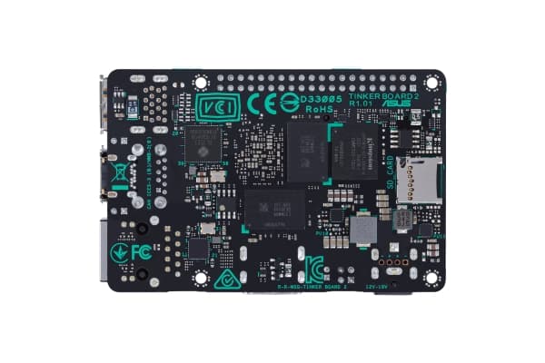 ASUS Tinker Board 2S - Enkeltbrettsdatamaskin - Rockchip RK3399 - RAM 2 GB - Flash 16 GB - 802.11a/b/g/n/ac, Bluetooth 5.0