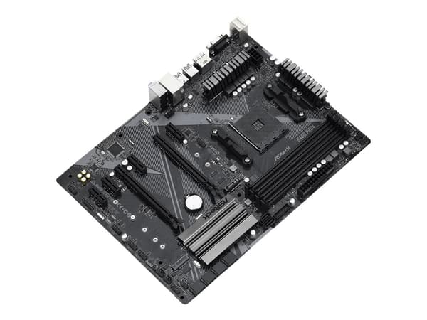 ASRock B450 Pro4 R2.0 - Emolevy - ATX - Socket AM4 - AMD B450 piirisarja - USB-C Gen2, USB 3.2 Gen 1, USB 3.2 Gen 2 - Gigabit LAN - Sisäinen grafiikk
