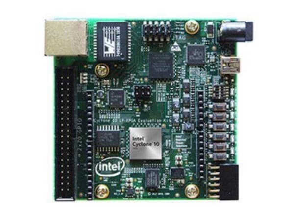 Intel EK-10CL025U256 Kehityskortti 1 St., 60 nm, 0,594 MB, Gigabit Ethernet, 3,0 V - 3,3 V LVTTL, 1,2 V - 3,3 V LVCMOS, PCI, PCI-X, SSTL, HSTL, Diffe