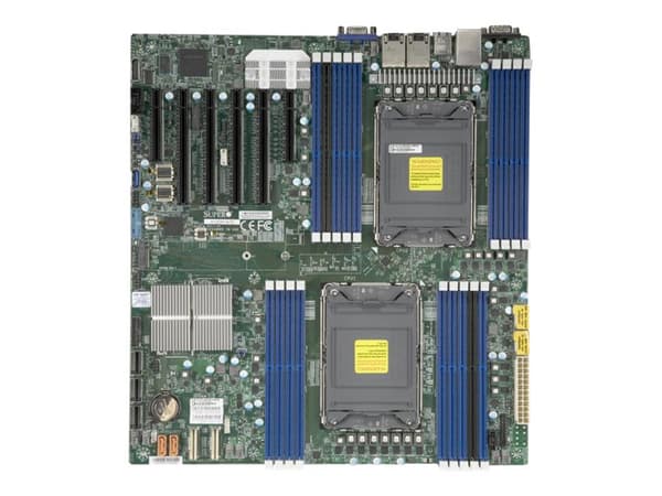SUPERMICRO X12DPI-N6 - Hovedkort - utvidet ATX (E-ATX) - LGA4189-sokkel - 2 Støttede CPU-er - C621A Chipset - USB 3.2 Gen 1 - 2 x Gigabit LAN - innby