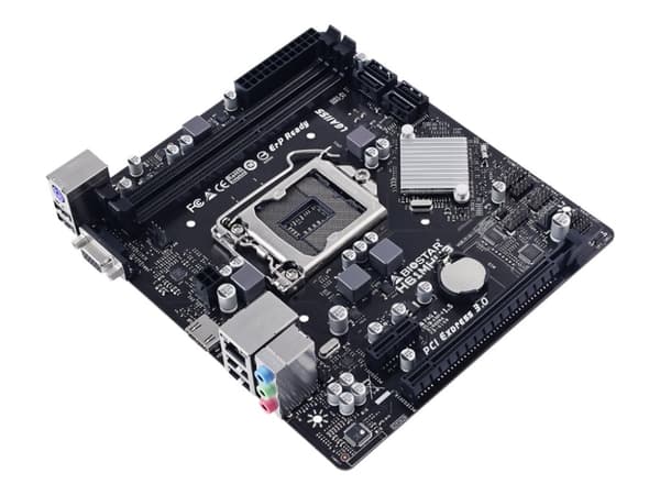 Biostar H61MHV3 - Hovedkort - micro ATX - LGA1155-sokkel - H61 Chipset - Gigabit LAN - innbygd grafikk (CPU kreves) - HD-lyd (6-kanalers)