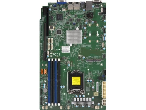 SUPERMICRO X11SCW-F - Bundkortti - LGA1151-asennuspaikka - C246-piirisarja - USB 3.1 Gen 1, USB 3.1 Gen 2 - 2 x Gigabit LAN - sisäinen grafiikka