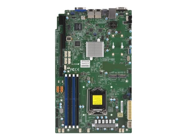 SUPERMICRO X11SCW-F - Bundkortti - LGA1151-asennuspaikka - C246-piirisarja - USB 3.1 Gen 1, USB 3.1 Gen 2 - 2 x Gigabit LAN - sisäinen grafiikka