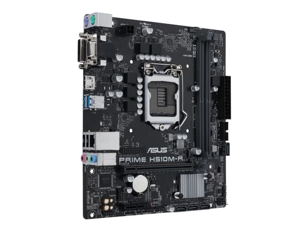 ASUS PRIME H510M-R - Emolevy - micro-ATX - LGA1200-asennuspaikka - H510-piirisarja - USB 3.2 Gen 1 - Gigabit LAN - sisäinen grafiikka (CPU tarvitaan)