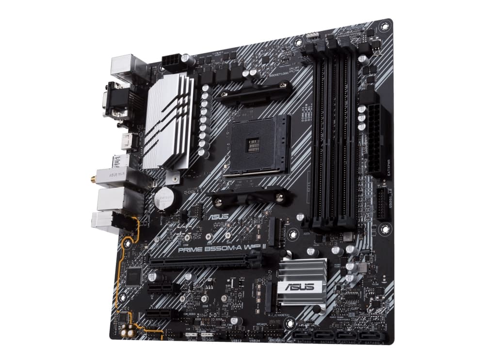 ASUS PRIME B550M-A WIFI II AMD B550 Uttag AM4 micro ATX