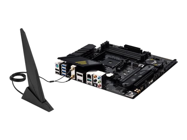ASUS TUF GAMING B550M-PLUS WIFI II - Moderkort - micro ATX - Socket AM4 - AMD B550 Chipuppsättning - USB-C Gen2, USB 3.2 Gen 1, USB 3.2 Gen 2 - 2.5 G