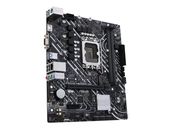 ASUS PRIME H610M-K D4 - Hovedkort - micro ATX - LGA1700-sokkel - H610 Chipset - USB 3.2 Gen 2, USB 3.2 Gen 1 - Gigabit LAN - innbygd grafikk (CPU kre