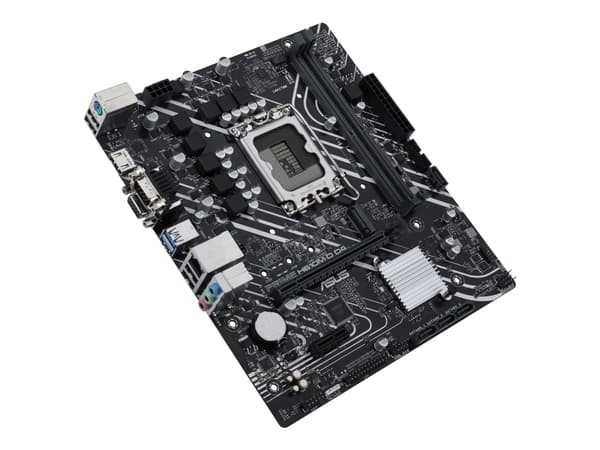 ASUS PRIME H610M-D D4 - Hovedkort - micro ATX - LGA1700-sokkel - H610 Chipset - USB 3.2 Gen 1 - Gigabit LAN - innbygd grafikk (CPU kreves) - HD-lyd (