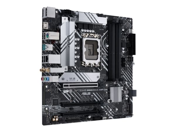 ASUS PRIME B660M-A WIFI D4 - Emolevy - micro-ATX - LGA1700-asennuspaikka - B660-piirisarja - USB-C Gen1, USB 3.2 Gen 1, USB 3.2 Gen 2 - Gigabit LAN,