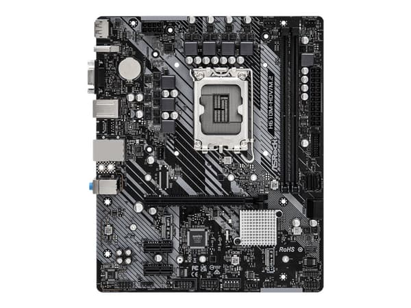 ASRock H610M-HDV/M.2 - Hovedkort - micro ATX - LGA1700-sokkel - H610 Chipset - USB 3.2 Gen 1 - Gigabit LAN - innbygd grafikk (CPU kreves) - HD-lyd (8