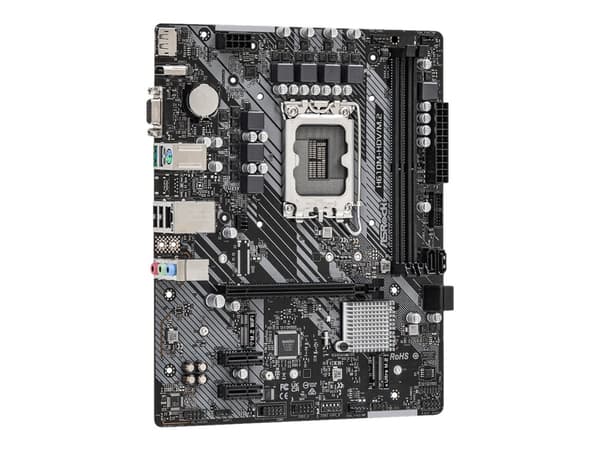 ASRock H610M-HDV/M.2 - Hovedkort - micro ATX - LGA1700-sokkel - H610 Chipset - USB 3.2 Gen 1 - Gigabit LAN - innbygd grafikk (CPU kreves) - HD-lyd (8