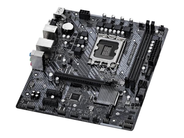 ASRock H610M-HDV/M.2 - Hovedkort - micro ATX - LGA1700-sokkel - H610 Chipset - USB 3.2 Gen 1 - Gigabit LAN - innbygd grafikk (CPU kreves) - HD-lyd (8