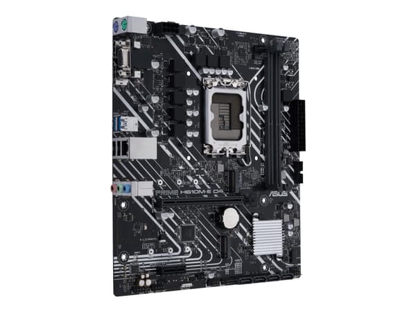 ASUS PRIME H610M-E D4-CSM - Hovedkort - micro ATX - LGA1700-sokkel - H610 Chipset - USB 3.2 Gen 1, USB 3.2 Gen 2 - Gigabit LAN - innbygd grafikk (CPU
