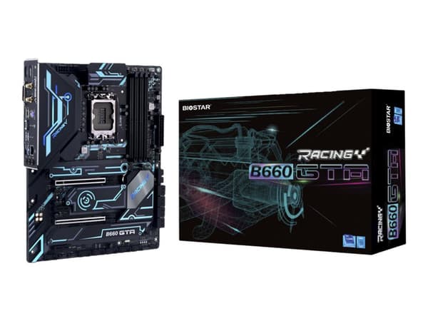 Biostar B660GTA - Hovedkort - ATX - LGA1700-sokkel - B660 Chipset - USB 3.2 Gen 2, USB-C 3.2 Gen2 - 2.5 Gigabit LAN - innbygd grafikk (CPU kreves) -