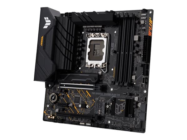 ASUS TUF GAMING B660M-PLUS D4 - Hovedkort - micro ATX - LGA1700-sokkel - B660 Chipset - USB 3.2 Gen 2, USB 3.2 Gen 1, USB-C Gen1, USB-C Gen 2x2 - 2.5