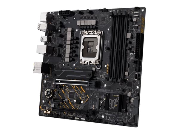 ASUS TUF GAMING B660M-PLUS D4 - Hovedkort - micro ATX - LGA1700-sokkel - B660 Chipset - USB 3.2 Gen 2, USB 3.2 Gen 1, USB-C Gen1, USB-C Gen 2x2 - 2.5