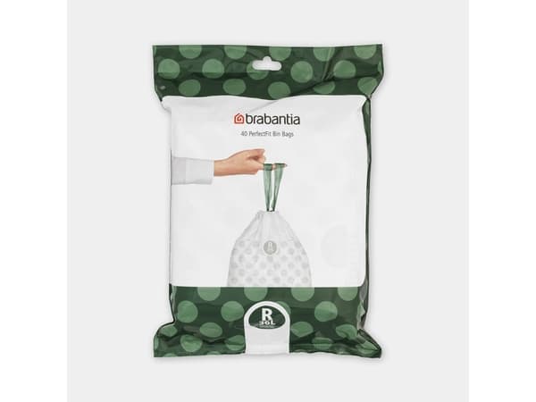 Brabantia - 115646 - PerfectFit avfallspåsar för Bo Touch Bin, dispenser, kod R, 36 liter