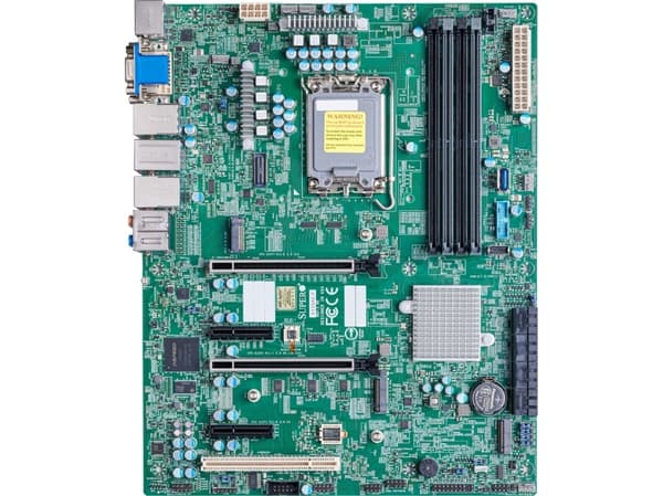 SUPERMICRO X13SAE-F - Hovedkort - ATX - LGA1700-sokkel - W680 Chipset - USB 3.2 Gen 1, USB 3.2 Gen 2, USB-C Gen 2x2 - Gigabit LAN, 2.5 Gigabit LAN -