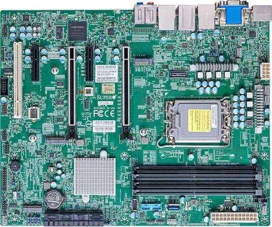 SUPERMICRO X13SAE-F - Hovedkort - ATX - LGA1700-sokkel - W680 Chipset - USB 3.2 Gen 1, USB 3.2 Gen 2, USB-C Gen 2x2 - Gigabit LAN, 2.5 Gigabit LAN -