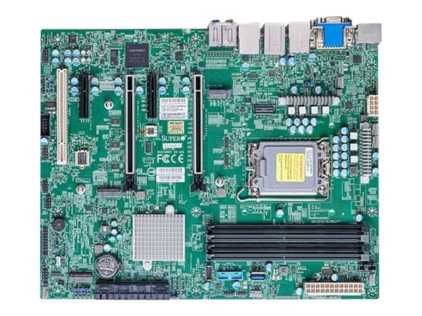 SUPERMICRO X13SAE-F - Hovedkort - ATX - LGA1700-sokkel - W680 Chipset - USB 3.2 Gen 1, USB 3.2 Gen 2, USB-C Gen 2x2 - Gigabit LAN, 2.5 Gigabit LAN -
