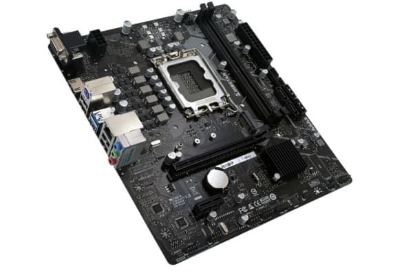 Biostar H610MHP - Hovedkort - mikro ATX - LGA1700-sokkel - innbygd grafikk (CPU kreves) - HD-lyd (8-kanalers)