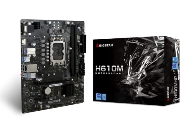 Biostar H610MHP - Hovedkort - mikro ATX - LGA1700-sokkel - innbygd grafikk (CPU kreves) - HD-lyd (8-kanalers)