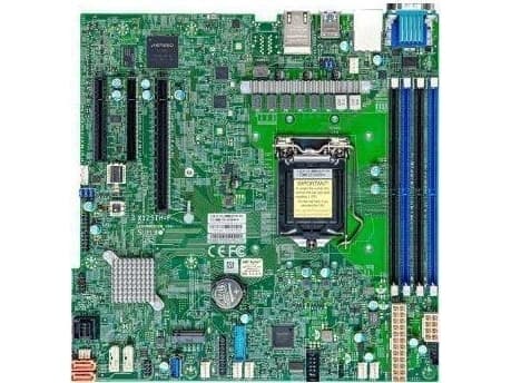 SUPERMICRO X12STH-F - Hovedkort - micro ATX - LGA1200-sokkel - C256 Chipset - USB 3.2 Gen 1 - 2 x Gigabit LAN - innbygd grafikk