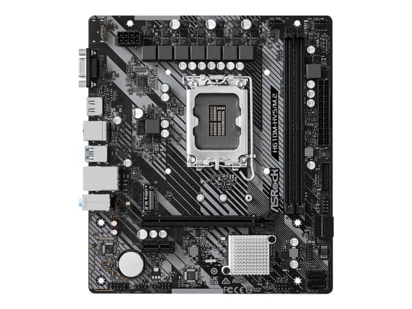 ASRock H610M-HVS/M.2 R2.0 - Hovedkort - micro ATX - LGA1700-sokkel - H610 Chipset - USB 3.2 Gen 1 - Gigabit LAN - innbygd grafikk (CPU kreves) - HD-l