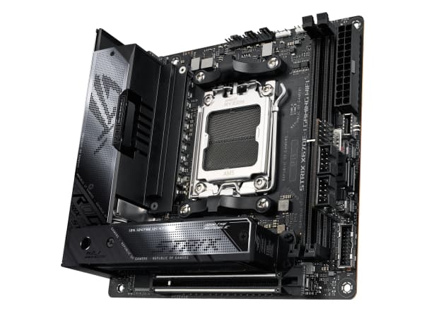 ASUS ROG Strix X670E-I Gaming WiFi - Hovedkort - mini-ITX - Socket AM5 - AMD X670E Chipset - USB4, USB 3.2 Gen 2, USB 3.2 Gen 1, USB-C 3.2 Gen2 - 2.5