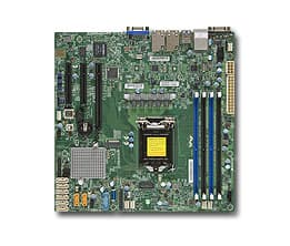 SUPERMICRO X11SSH-F - Hovedkort - mikro ATX - LGA1151 Socket - C236 Chipset - USB 3.0 - 2 x Gigabit LAN - innbygd grafikk