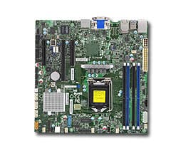 Supermicro X11SSZ-QF, Intel, LGA 1151 (stik H4), 95 W, DDR4-SDRAM, 64 GB, DIMM
