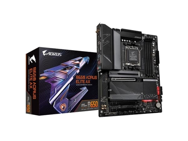 Gigabyte B650 AORUS ELITE AX - Hovedkort - ATX - Socket AM5 - AMD B650 Chipset - USB 3.2 Gen 2, USB 3.2 Gen 1, USB-C 3.2 Gen2, USB-C 3.2 Gen 2x2 - 2.