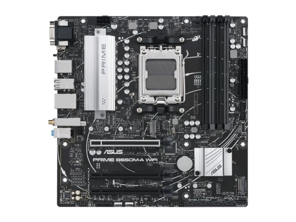 ASUS Prime B650M-A WIFI - Hovedkort - micro ATX - Socket AM5 - AMD B650 Chipset - USB 3.2 Gen 1, USB 3.2 Gen 2, USB-C 3.2 Gen 1 - 2.5 Gigabit LAN, Wi