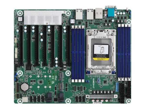 ASRock Rack ROMED8-2T/BCM - Hovedkort - ATX - Socket SP3 - USB 3.2 Gen 1 - 2 x 10 Gigabit LAN - innbygd grafikk